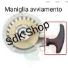 Maniglia leva avviamento a strappo