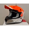 CASCO MOTOCROSS ONE HELMETS RACING MOTO ARANCIO FLUO BIANCO ARANCIONE