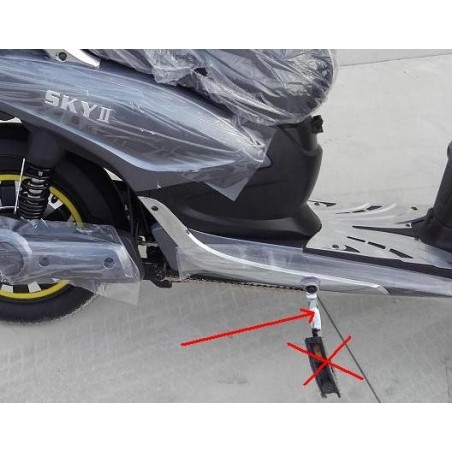 COPPIA PEDALI ESCLUSO POGGIAPIEDI - bici elettrica scooter sky II tipo z-tech