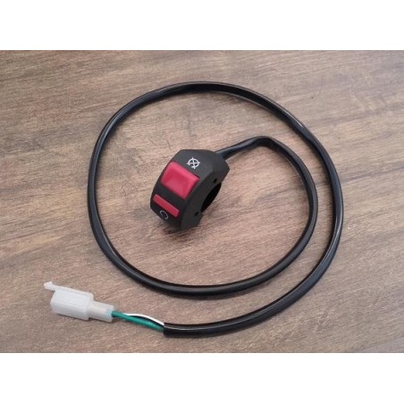 INTERRUTTORE ON OFF PIT BIKE KAYO SPEGNIMENTO MINICROSS MANUBRIO 22mm