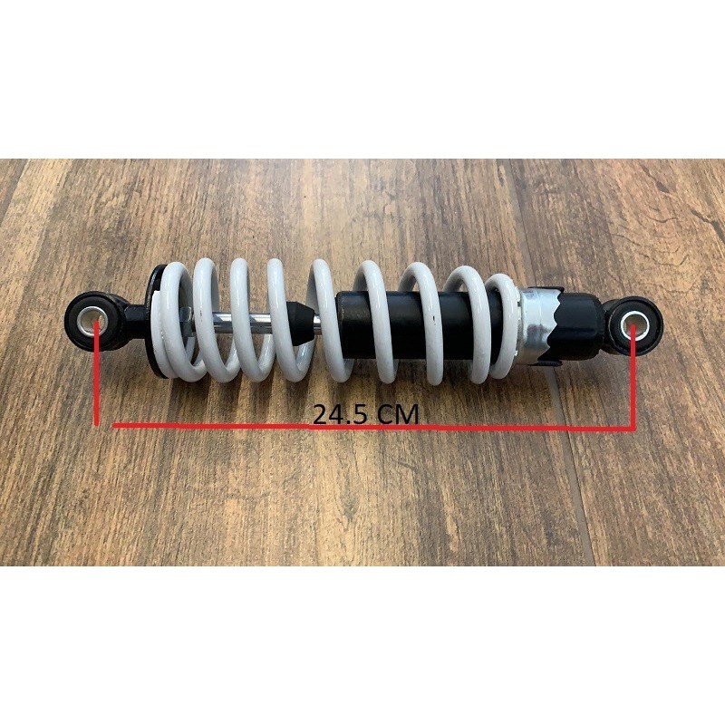 AMMORTIZZATORE 24.5cm  SOSPENSIONE QUAD KAYO AT 110 AT 125 110CC RUOTE 6 POSTERIORE PIT BIKE